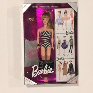 35th Anniversary Barbie-Original 1959 Barbie Doll & Package SE Reproduction